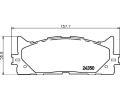 HELLA PAGID Sada brzdovch destiek HPG 8DB 355 012-401, 8DB 355 012-401