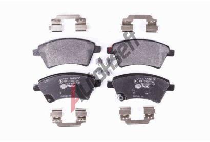HELLA PAGID Sada brzdovch destiek HPG 8DB 355 012-511, 8DB 355 012-511