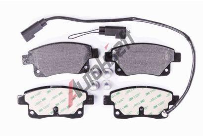HELLA PAGID Sada brzdovch destiek HPG 8DB 355 012-781, 8DB 355 012-781