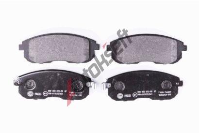HELLA PAGID Sada brzdovch destiek HPG 8DB 355 012-901, 8DB 355 012-901