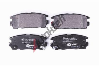 HELLA PAGID Sada brzdov�ch desti�ek HPG 8DB 355 012-951, 8DB 355 012-951