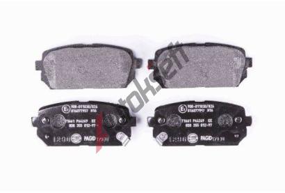 HELLA PAGID Sada brzdovch destiek HPG 8DB 355 012-971, 8DB 355 012-971