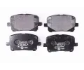 HELLA PAGID Sada brzdovch destiek HPG 8DB 355 013-161, 8DB 355 013-161