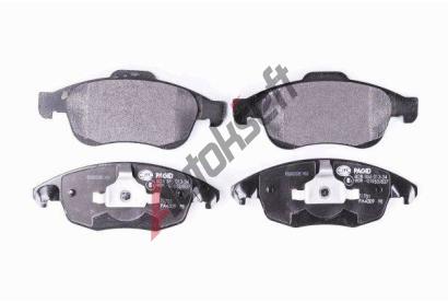 HELLA PAGID Sada brzdovch destiek HPG 8DB 355 013-341, 8DB 355 013-341