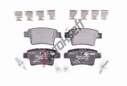 HELLA PAGID Sada brzdovch destiek HPG 8DB 355 013-361, 8DB 355 013-361
