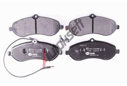 HELLA PAGID Sada brzdovch destiek HPG 8DB 355 013-411, 8DB 355 013-411