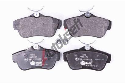 HELLA PAGID Sada brzdovch destiek HPG 8DB 355 013-421, 8DB 355 013-421