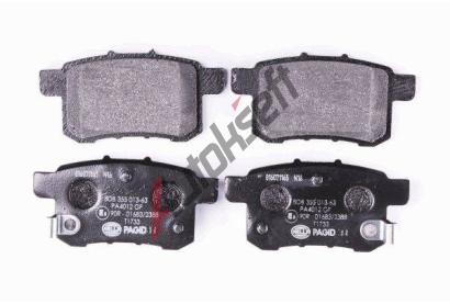 HELLA PAGID Sada brzdovch destiek HPG 8DB 355 013-631, 8DB 355 013-631