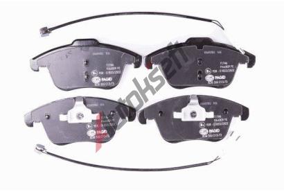 HELLA PAGID Sada brzdovch destiek HPG 8DB 355 013-731, 8DB 355 013-731