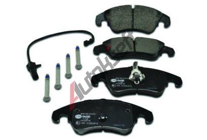HELLA PAGID Sada brzdovch destiek HPG 8DB 355 013-751, 8DB 355 013-751