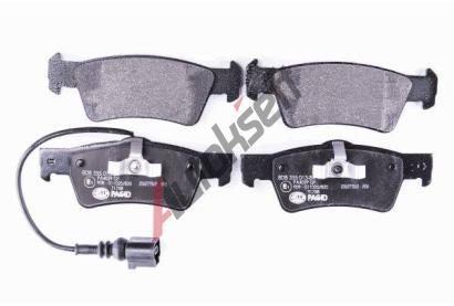 HELLA PAGID Sada brzdovch destiek HPG 8DB 355 013-841, 8DB 355 013-841