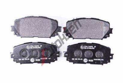 HELLA PAGID Sada brzdovch destiek HPG 8DB 355 013-901, 8DB 355 013-901