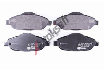 HELLA PAGID Sada brzdovch destiek HPG 8DB 355 013-911, 8DB 355 013-911