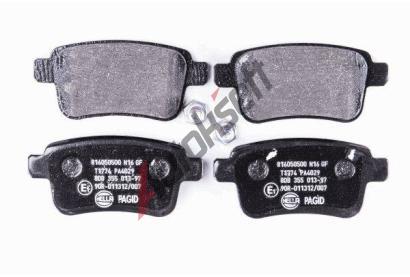 HELLA PAGID Sada brzdovch destiek HPG 8DB 355 013-971, 8DB 355 013-971