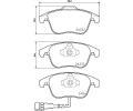 HELLA PAGID Sada brzdovch destiek HPG 8DB 355 014-031, 8DB 355 014-031