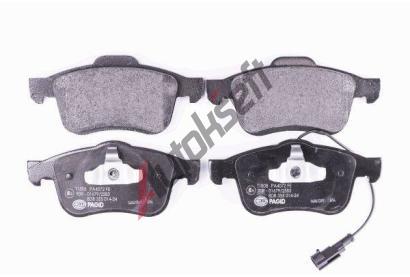 HELLA PAGID Sada brzdovch destiek HPG 8DB 355 014-241, 8DB 355 014-241