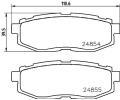 HELLA PAGID Sada brzdovch destiek HPG 8DB 355 014-341, 8DB 355 014-341