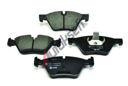 HELLA PAGID Sada brzdovch destiek HPG 8DB 355 014-351, 8DB 355 014-351