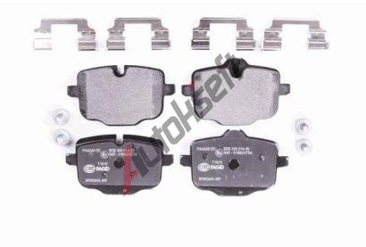 HELLA PAGID Sada brzdovch destiek HPG 8DB 355 014-361, 8DB 355 014-361