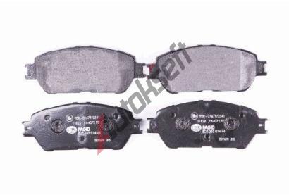HELLA PAGID Sada brzdovch destiek HPG 8DB 355 014-441, 8DB 355 014-441