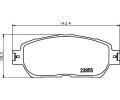 HELLA PAGID Sada brzdovch destiek HPG 8DB 355 014-441, 8DB 355 014-441