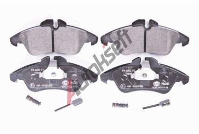 HELLA PAGID Sada brzdovch destiek HPG 8DB 355 014-481, 8DB 355 014-481