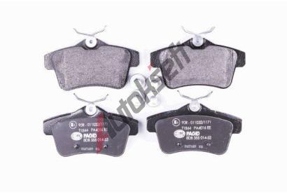 HELLA PAGID Sada brzdovch destiek HPG 8DB 355 014-531, 8DB 355 014-531