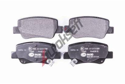 HELLA PAGID Sada brzdovch destiek HPG 8DB 355 014-641, 8DB 355 014-641