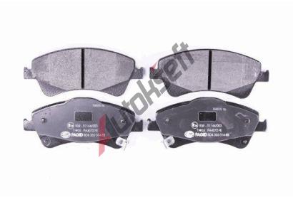 HELLA PAGID Sada brzdovch destiek HPG 8DB 355 014-881, 8DB 355 014-881