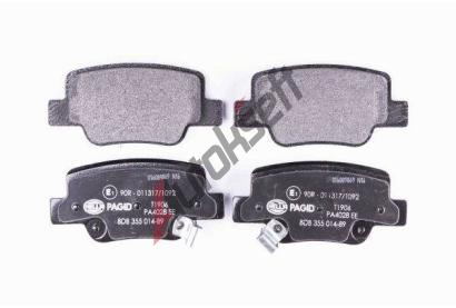 HELLA PAGID Sada brzdov�ch desti�ek HPG 8DB 355 014-891, 8DB 355 014-891