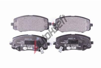 HELLA PAGID Sada brzdovch destiek HPG 8DB 355 014-901, 8DB 355 014-901