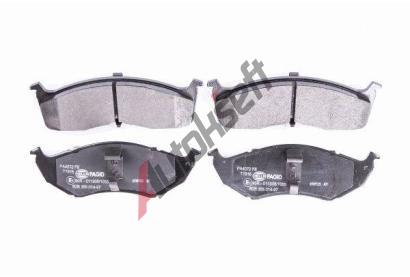 HELLA PAGID Sada brzdovch destiek HPG 8DB 355 014-971, 8DB 355 014-971