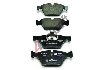 HELLA PAGID Sada brzdovch destiek HPG 8DB 355 015-031, 8DB 355 015-031