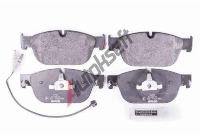 HELLA PAGID Sada brzdovch destiek HPG 8DB 355 015-061, 8DB 355 015-061