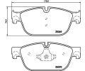HELLA PAGID Sada brzdovch destiek HPG 8DB 355 015-061, 8DB 355 015-061