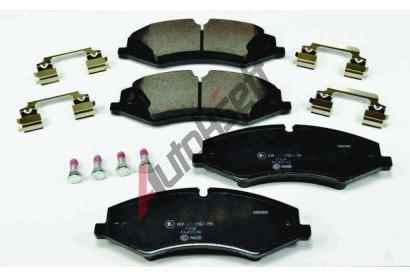 HELLA PAGID Sada brzdovch destiek HPG 8DB 355 015-081, 8DB 355 015-081