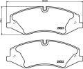 HELLA PAGID Sada brzdovch destiek HPG 8DB 355 015-081, 8DB 355 015-081