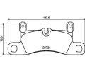 HELLA PAGID Sada brzdovch destiek HPG 8DB 355 015-121, 8DB 355 015-121