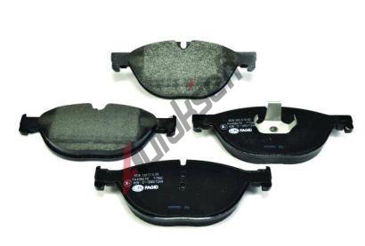 HELLA PAGID Sada brzdovch destiek HPG 8DB 355 015-251, 8DB 355 015-251