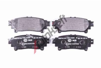 HELLA PAGID Sada brzdových destiček HPG 8DB 355 015-371, 8DB 355 015-371 HELLA PAGID Sada brzdových destiček HPG 8DB 355 015-371, 8DB 355 015-371