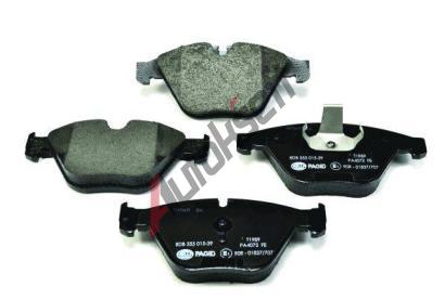 HELLA PAGID Sada brzdovch destiek HPG 8DB 355 015-391, 8DB 355 015-391