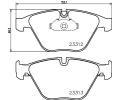 HELLA PAGID Sada brzdovch destiek HPG 8DB 355 015-391, 8DB 355 015-391
