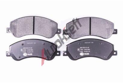 HELLA PAGID Sada brzdovch destiek HPG 8DB 355 015-401, 8DB 355 015-401
