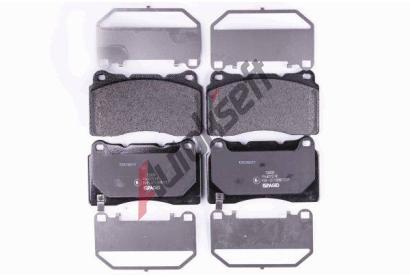HELLA PAGID Sada brzdovch destiek HPG 8DB 355 015-481, 8DB 355 015-481