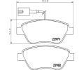 HELLA PAGID Sada brzdovch destiek HPG 8DB 355 015-491, 8DB 355 015-491