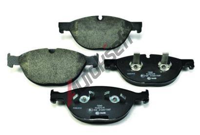 HELLA PAGID Sada brzdovch destiek HPG 8DB 355 015-701, 8DB 355 015-701