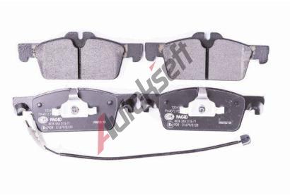 HELLA PAGID Sada brzdovch destiek HPG 8DB 355 015-711, 8DB 355 015-711