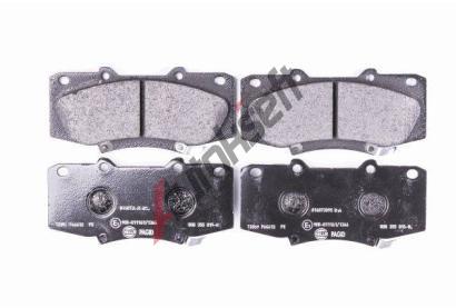 HELLA PAGID Sada brzdovch destiek HPG 8DB 355 015-821, 8DB 355 015-821