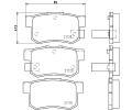 HELLA PAGID Sada brzdovch destiek HPG 8DB 355 016-451, 8DB 355 016-451