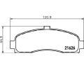 HELLA PAGID Sada brzdovch destiek HPG 8DB 355 016-501, 8DB 355 016-501